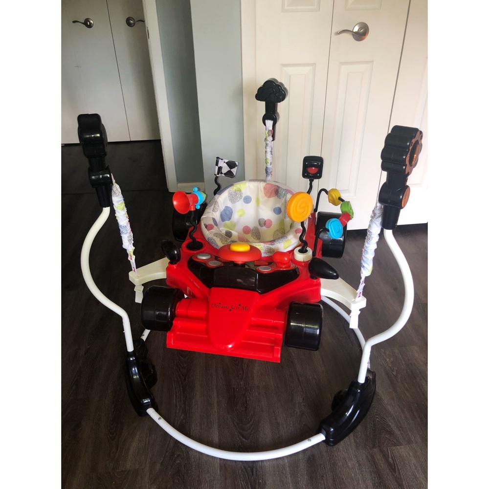 Dream On Me Champ Red Racecar Jumper/Activity Center